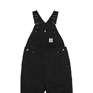 Carhartt Kids Quilted Lined Duck Bib Black Overalls 🖤